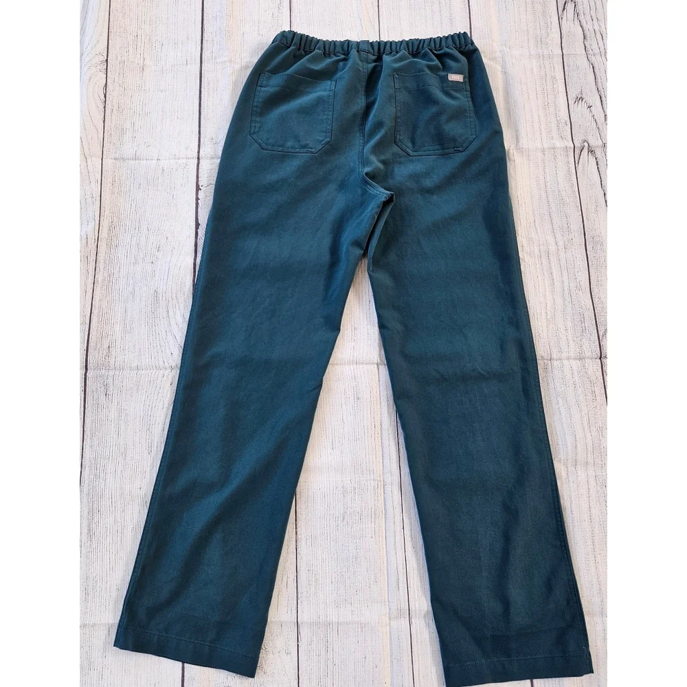 Figs Pisco Basic Scrub Pants FM4500, Caribbean Blue, Size S, Good Used Condition